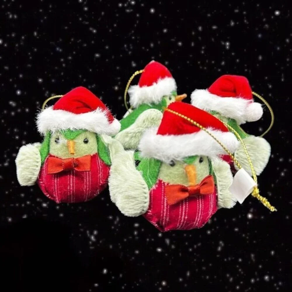 Wondershop 2022‎ Christmas Bird Ornaments from Target Wondershop 4 Set 3”T